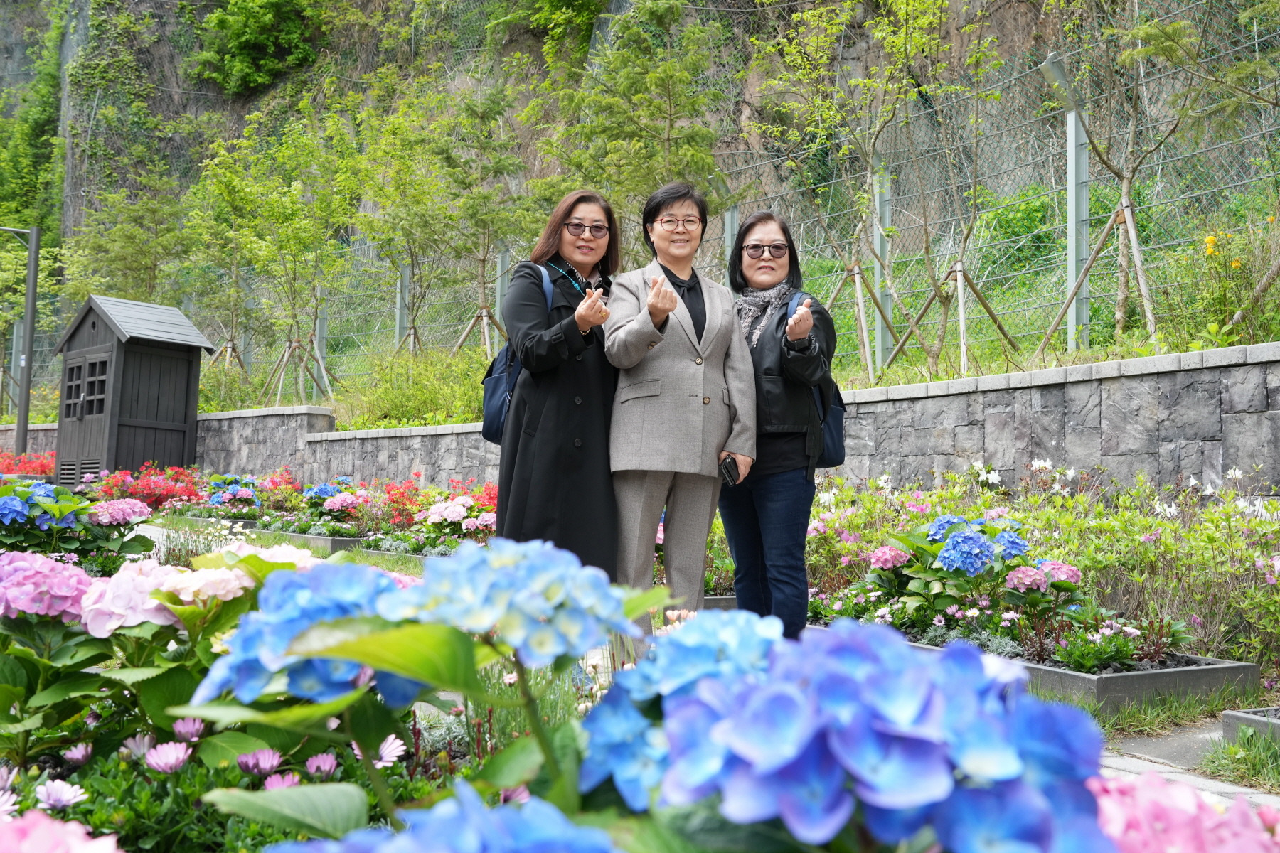 숲속 북카페 산수유 개소식