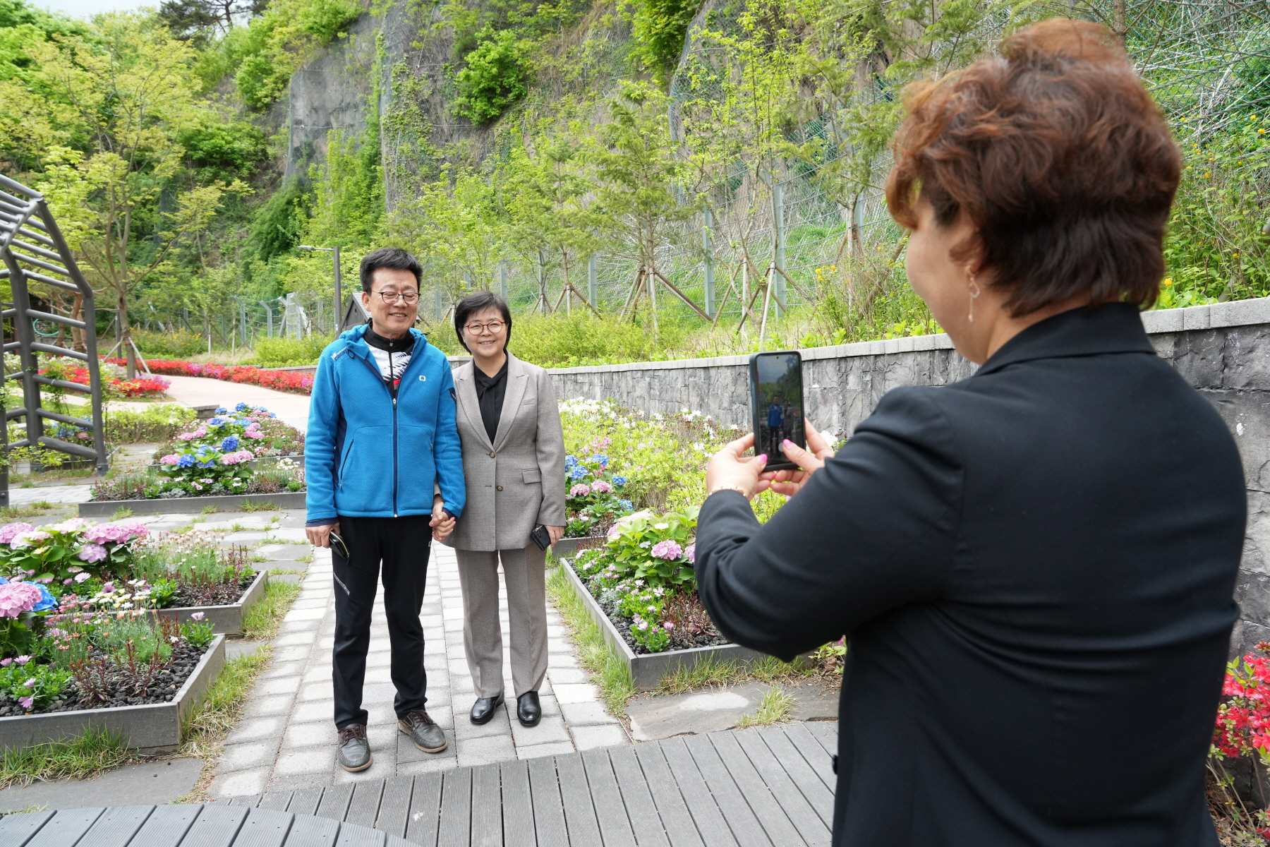 숲속 북카페 산수유 개소식