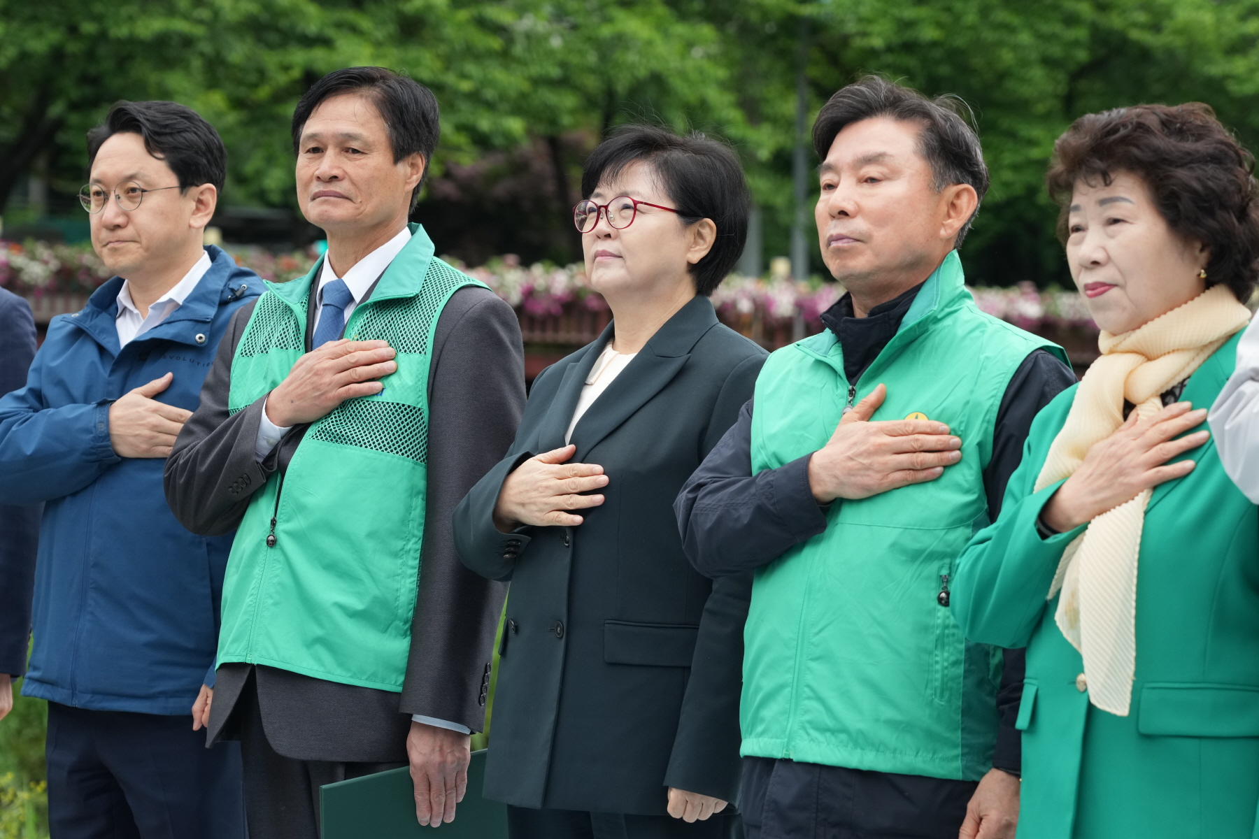 새마을회 하천정화 및 방역발대식