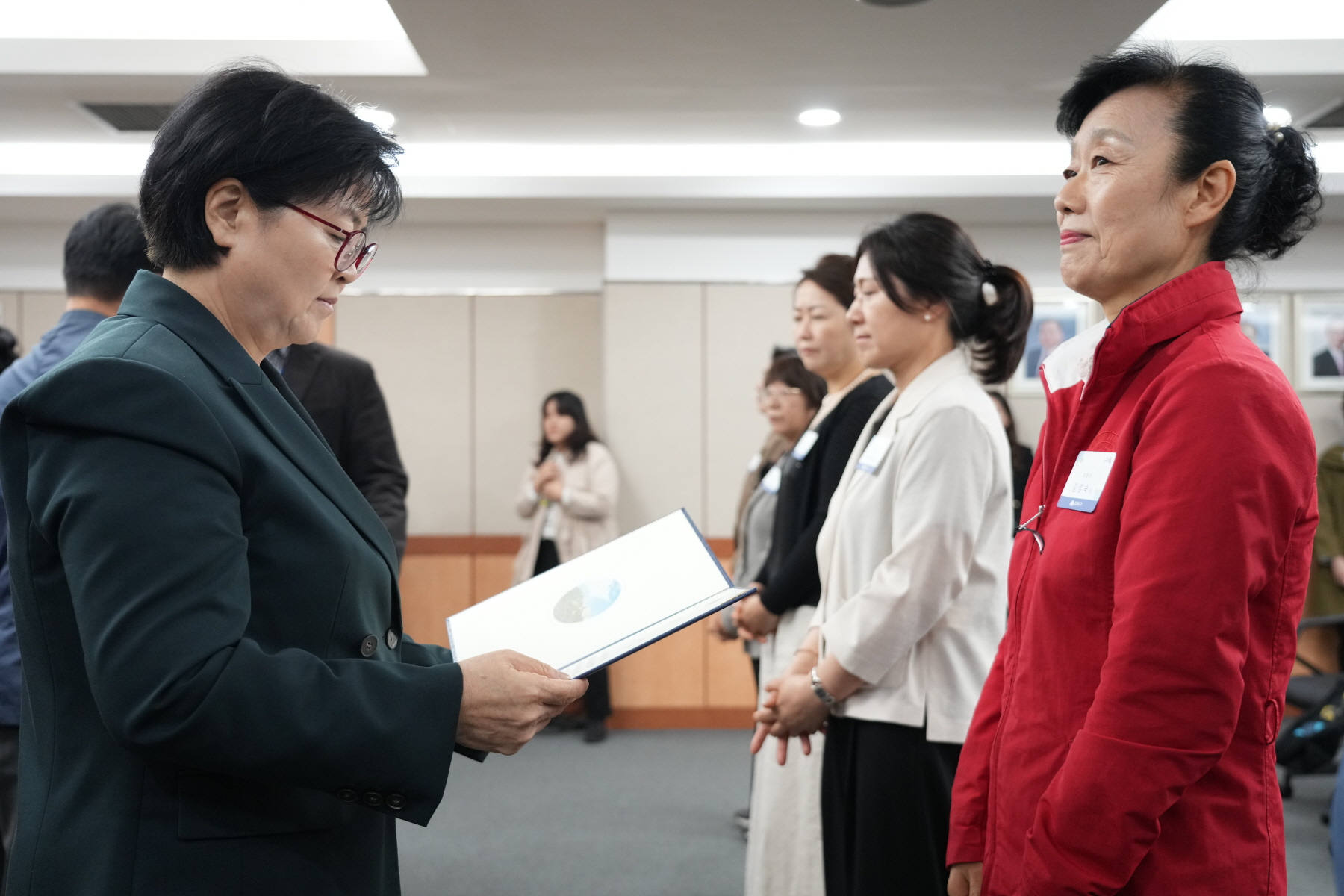 어버이날 기념 표창장 수여식