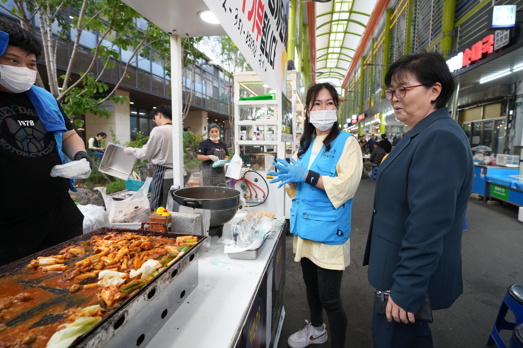 백년시장 백야축제 순회