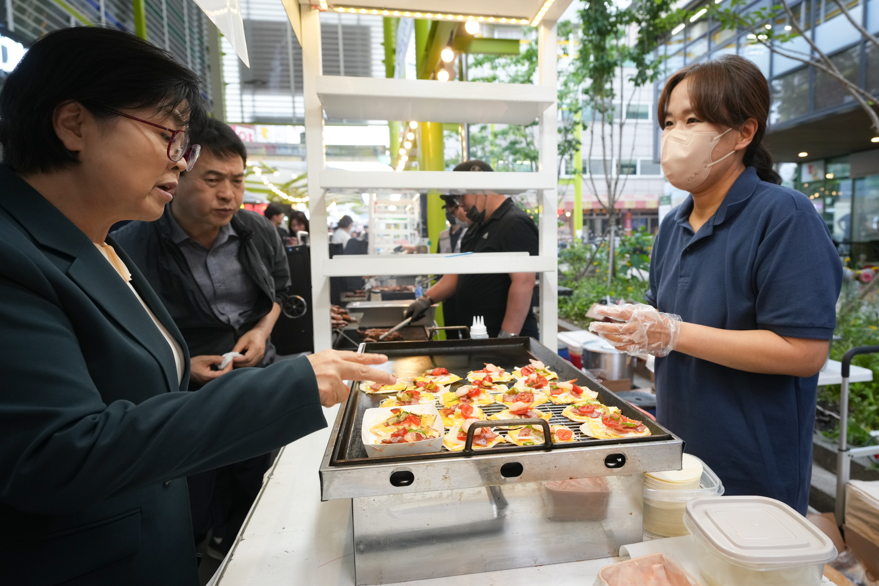 백년시장 백야축제 순회