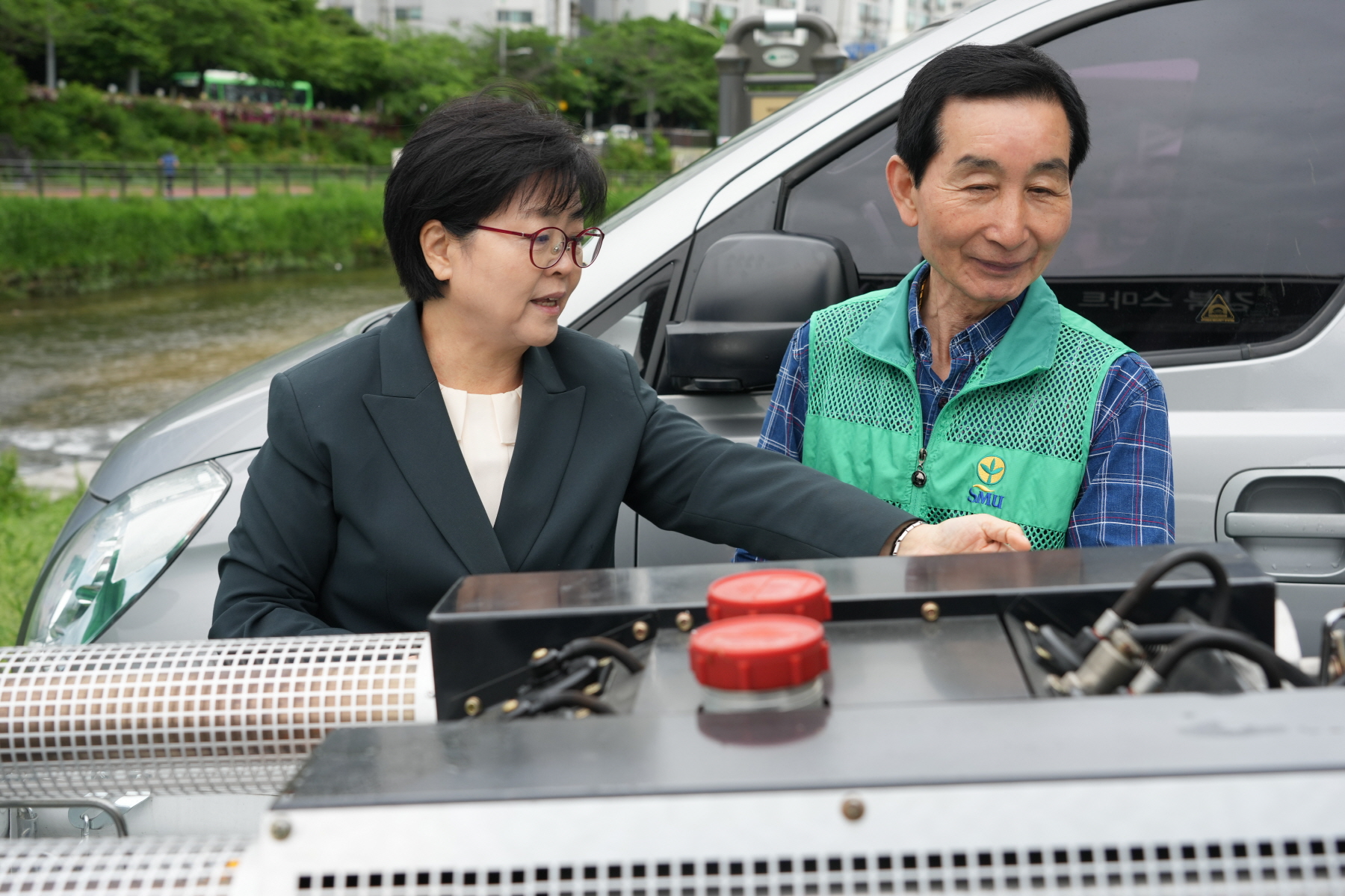 새마을회 하천정화 및 방역발대식