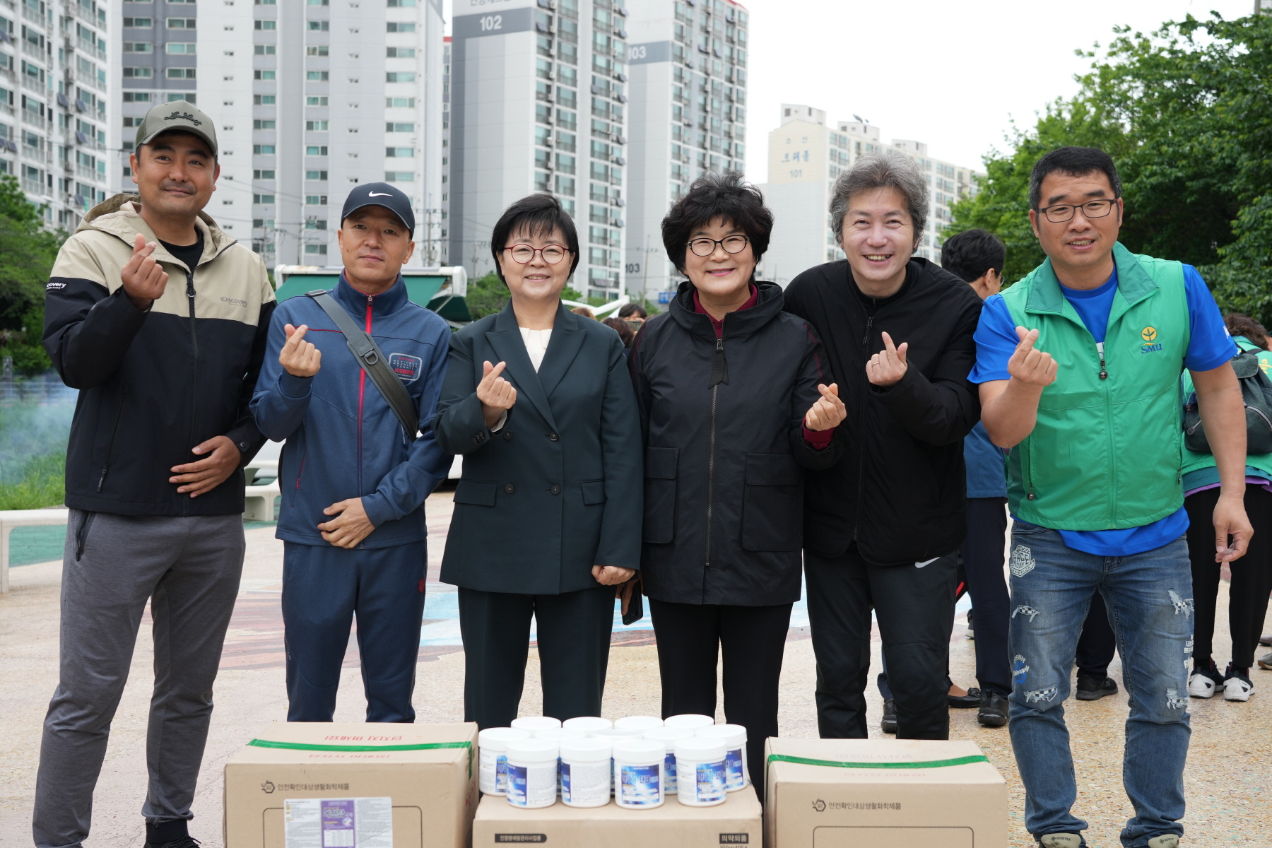 새마을회 하천정화 및 방역발대식