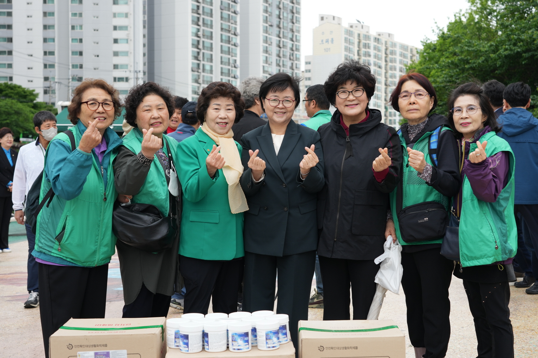 새마을회 하천정화 및 방역발대식