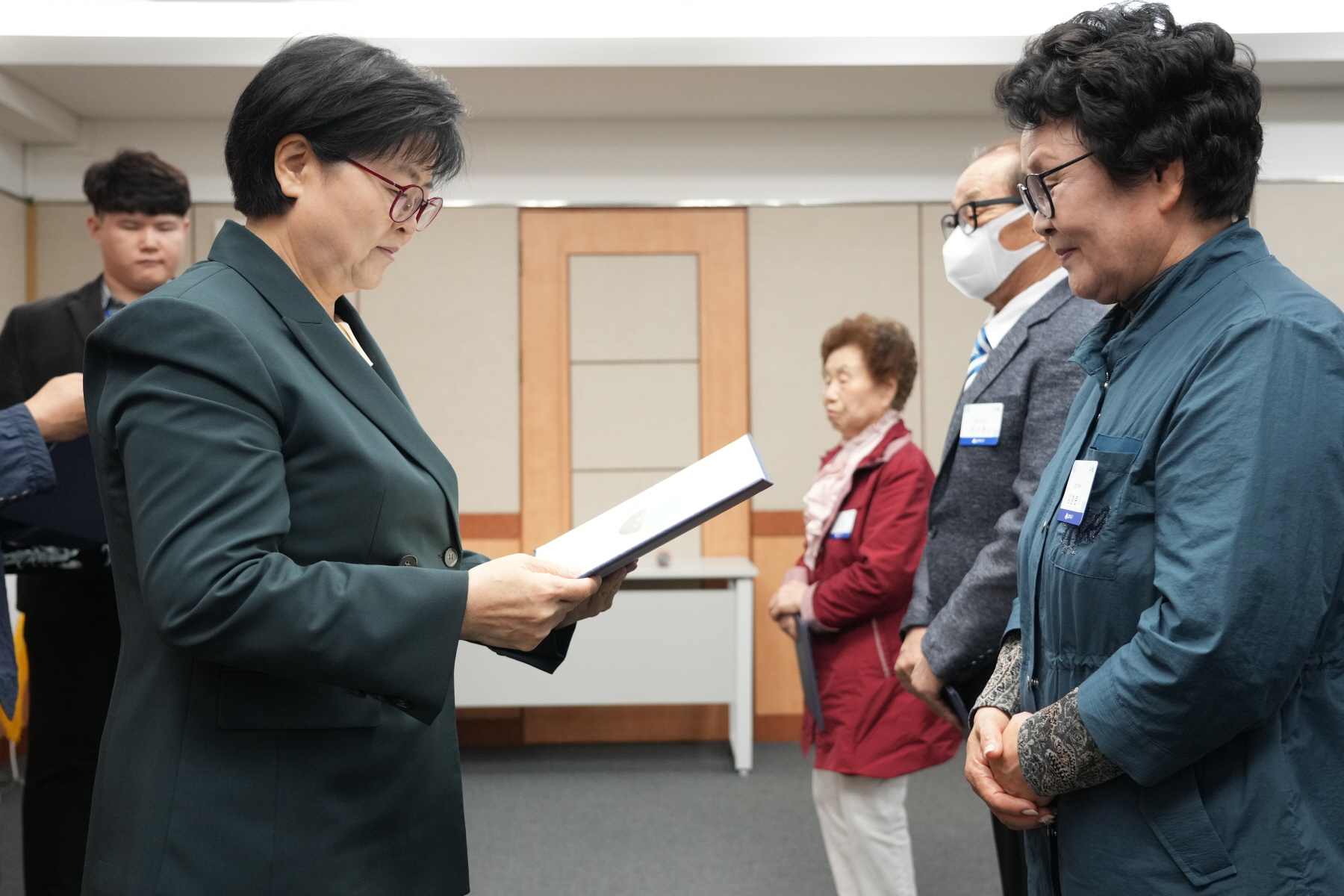 어버이날 기념 표창장 수여식