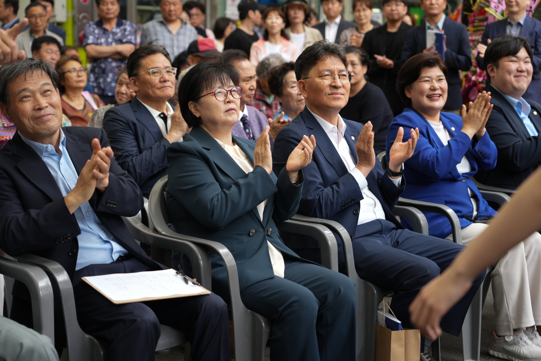 백년시장 아케이드 준공식