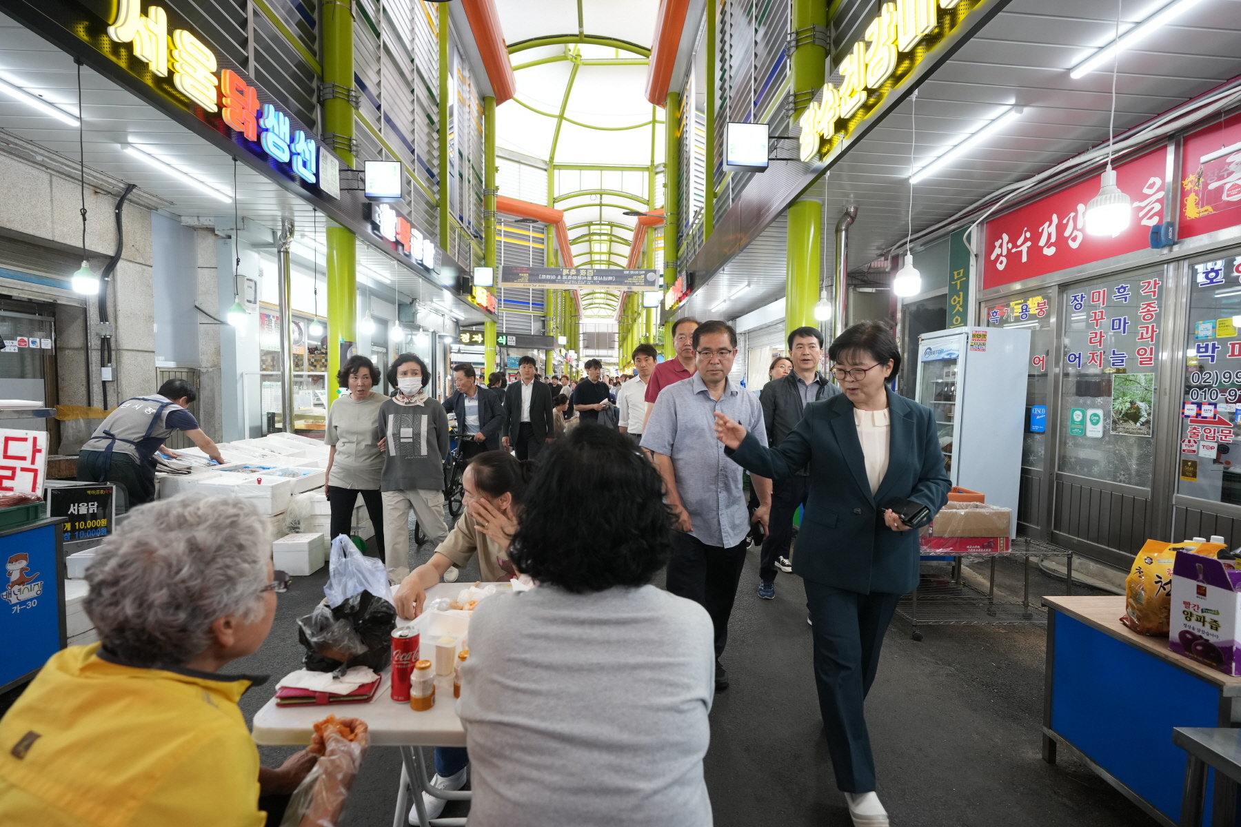 백년시장 백야축제 순회