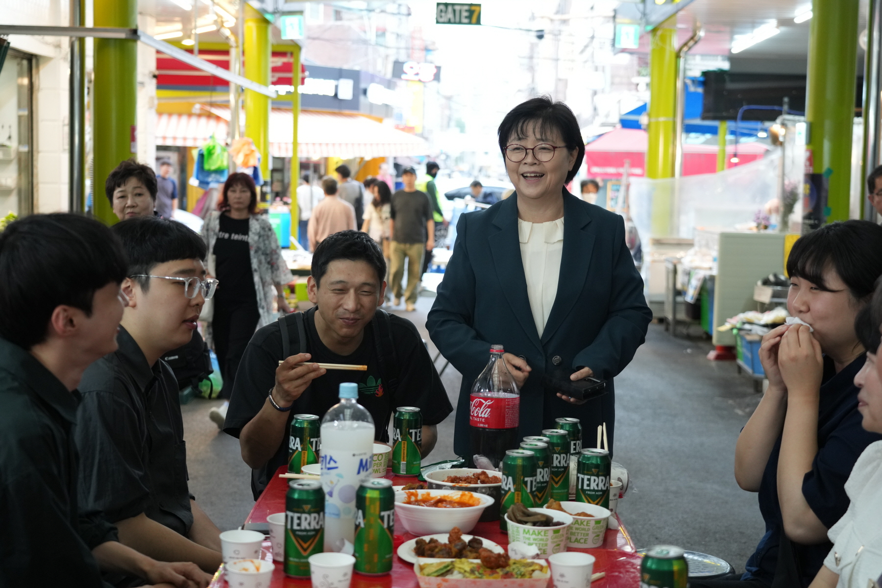 백년시장 백야축제 순회