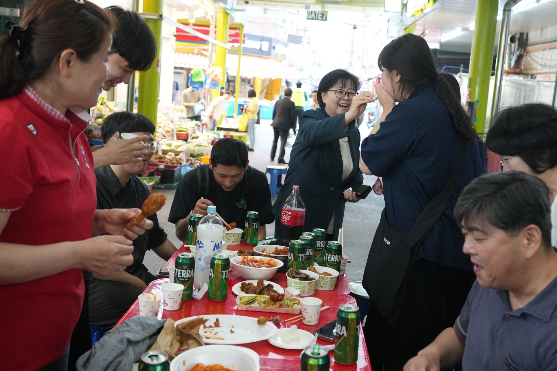 백년시장 백야축제 순회