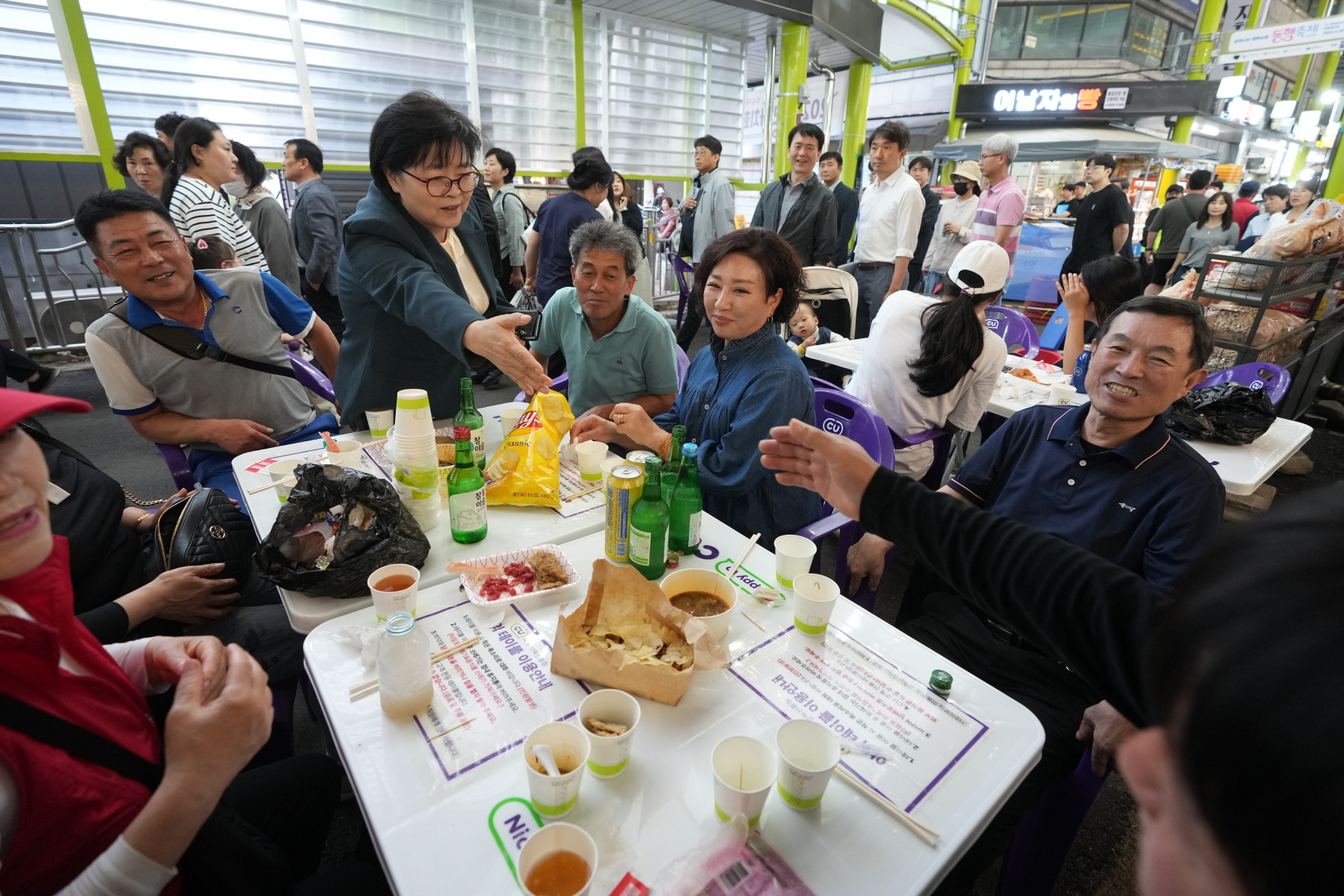 백년시장 백야축제 순회