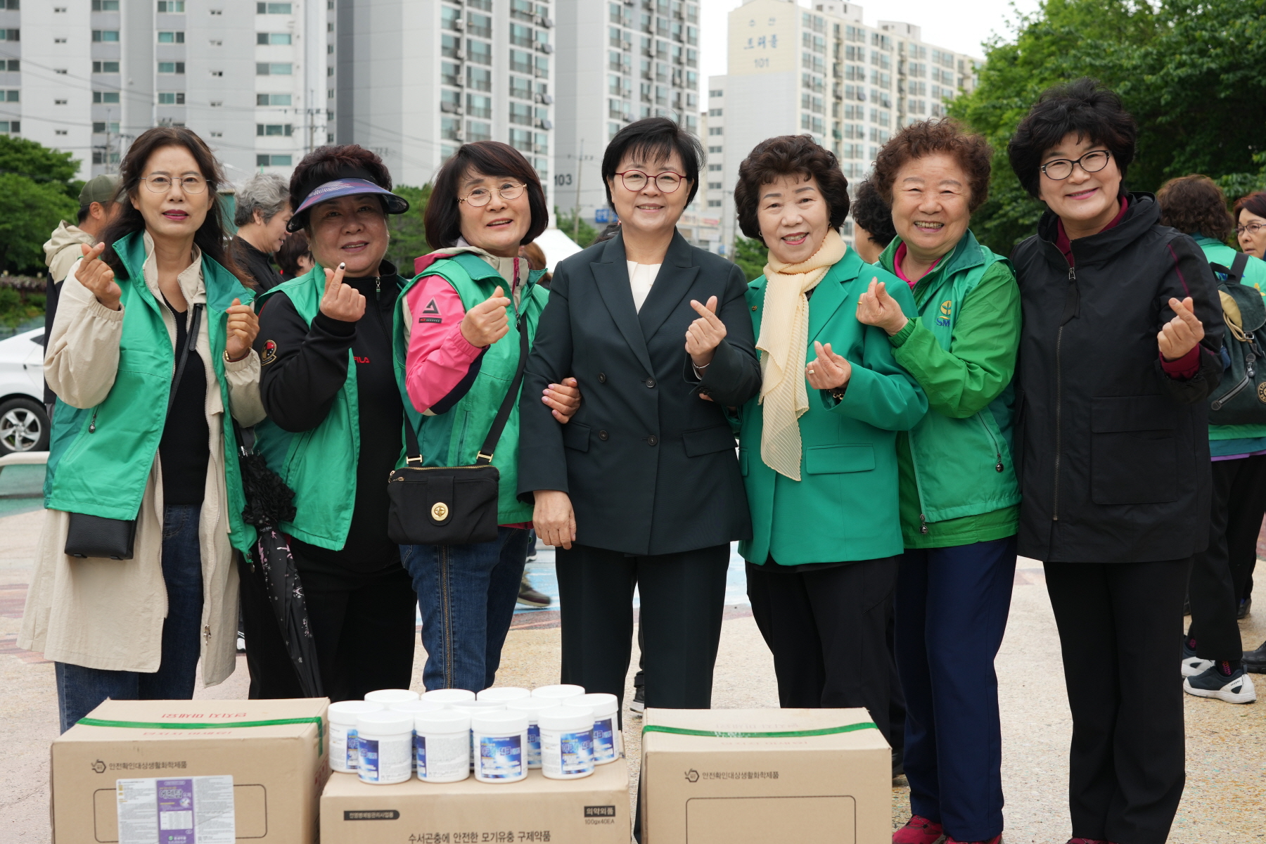 새마을회 하천정화 및 방역발대식