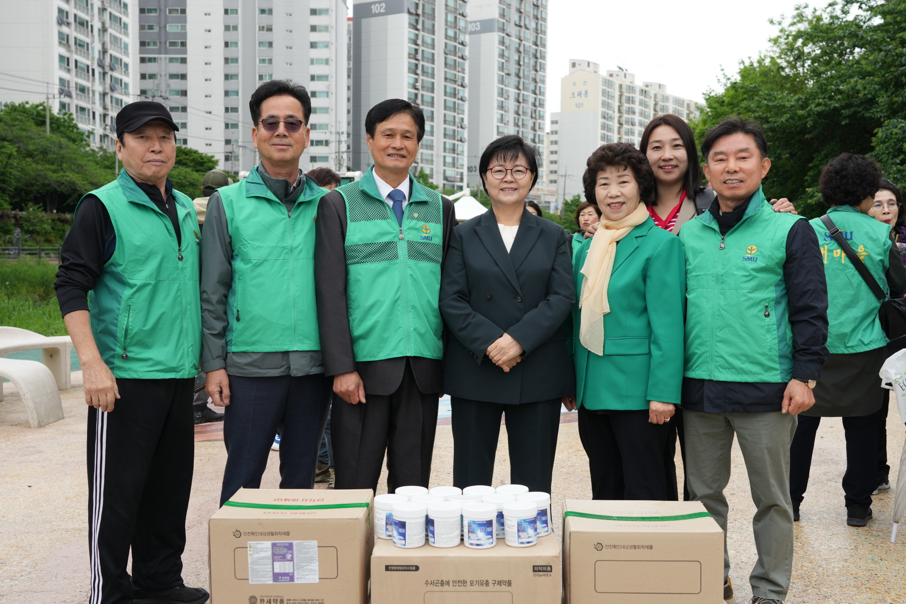 새마을회 하천정화 및 방역발대식