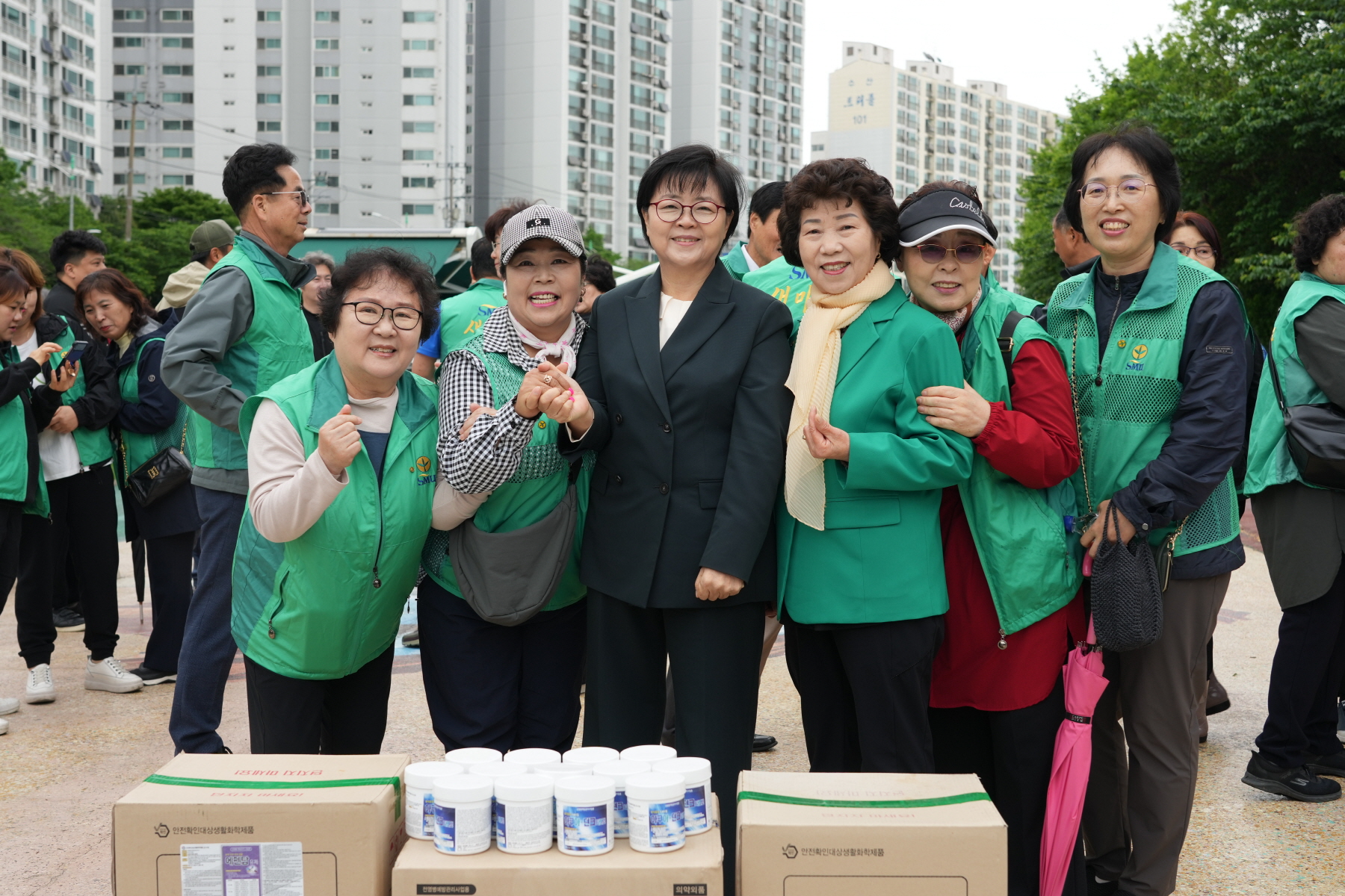 새마을회 하천정화 및 방역발대식