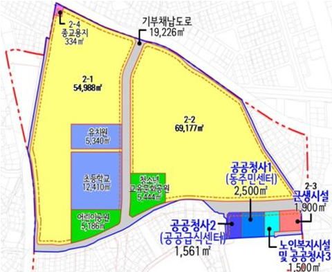 미아2재정비촉진구역 (주택재개발정비사업) - 토지이용계획도